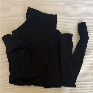J. Crew Black Long Sleeve Turtleneck Top